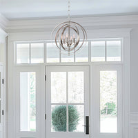 Orbits 21" 4-Light Modern Sphere/Orb Chandelier