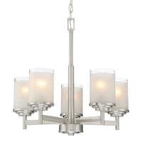 Windsor 19" Modern/Contemporary 5-Light Chandelier