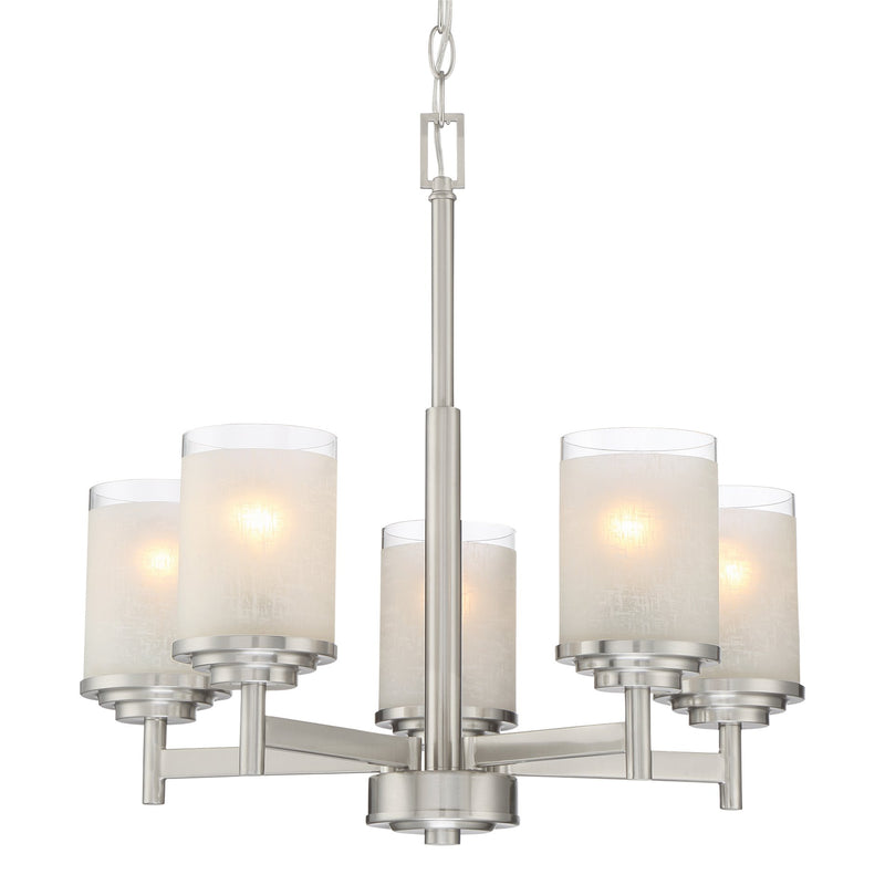 Windsor 19" Modern/Contemporary 5-Light Chandelier