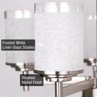 Windsor 19" Modern/Contemporary 5-Light Chandelier