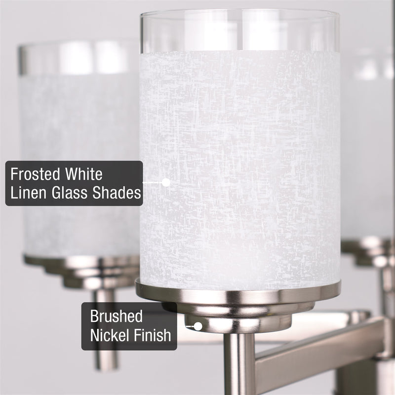 Windsor 19" Modern/Contemporary 5-Light Chandelier