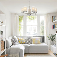 Windsor 19" Modern/Contemporary 5-Light Chandelier