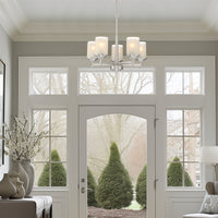 Windsor 19" Modern/Contemporary 5-Light Chandelier