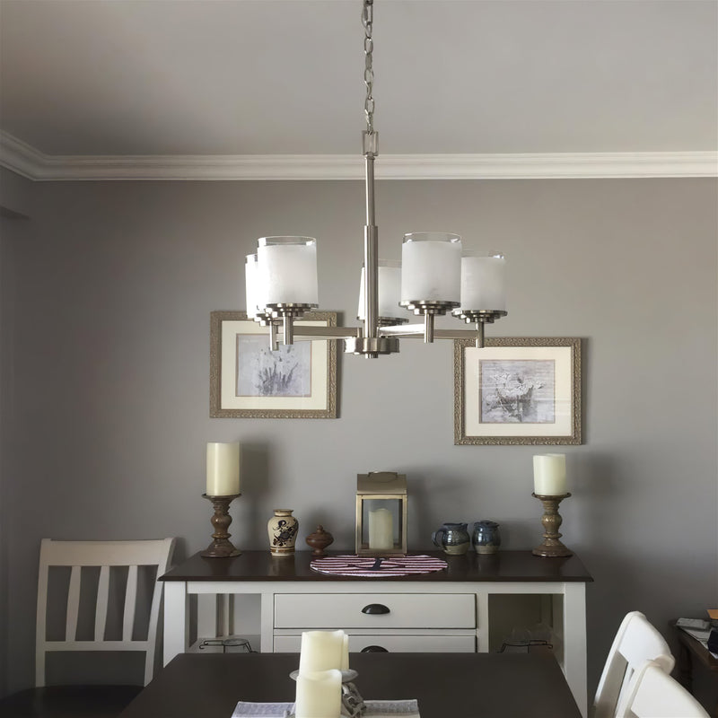 Windsor 19" Modern/Contemporary 5-Light Chandelier