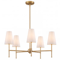 Kira Home Torche 30" Modern 5-Light Chandelier for Kitchen Island