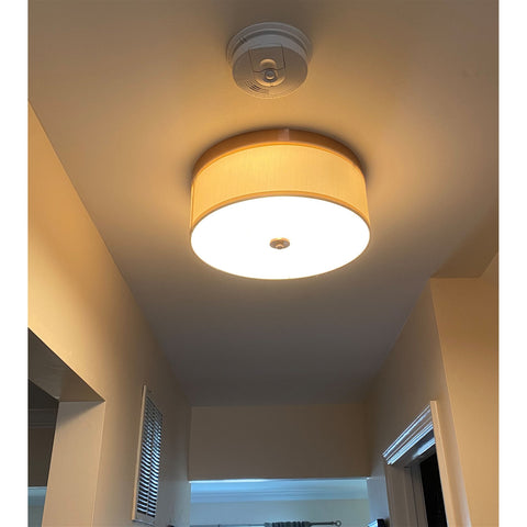 Walker 15" Mid-Century Modern 3-Light Flush Mount Ceiling Light