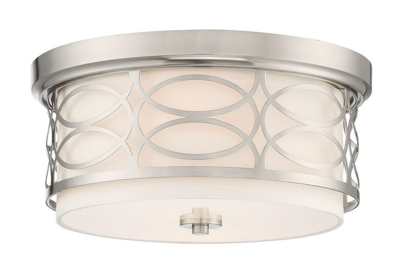 Sienna 13" Modern 2-Light Flush Mount Ceiling Light
