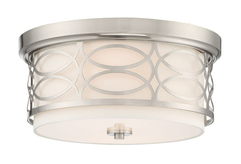 Sienna 13" Modern 2-Light Flush Mount Ceiling Light