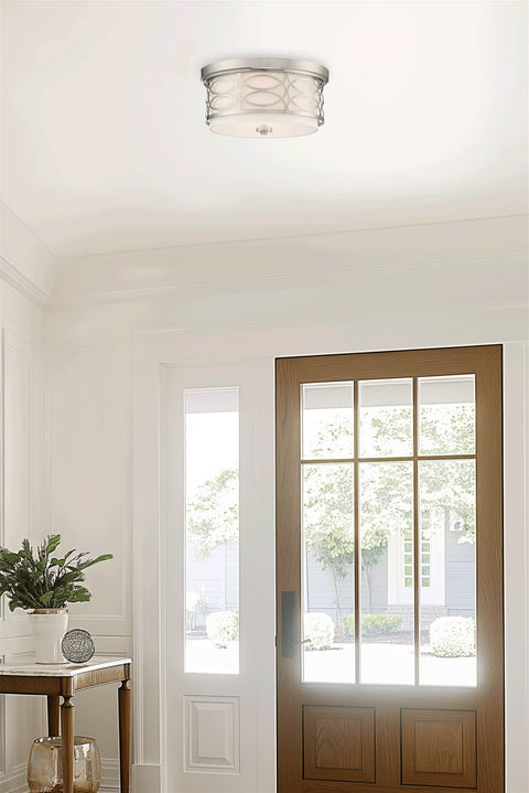 Sienna 13" Modern 2-Light Flush Mount Ceiling Light