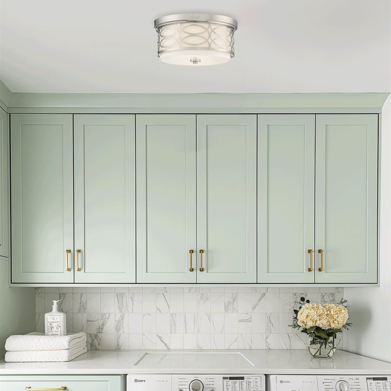 Sienna 13" Modern 2-Light Flush Mount Ceiling Light