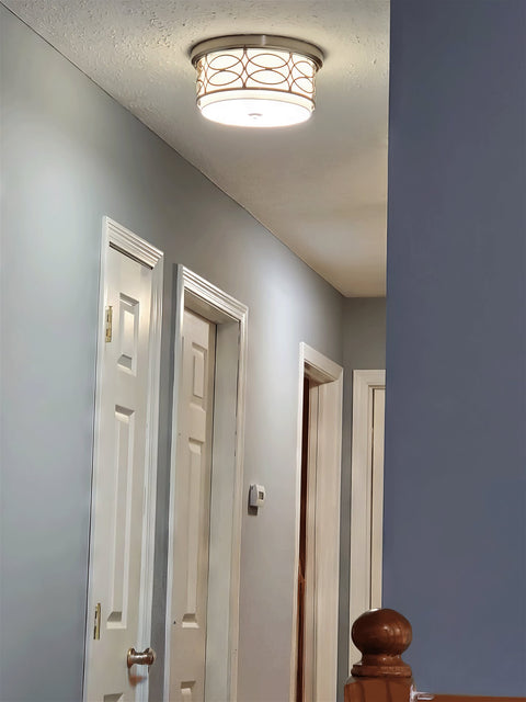 Sienna 13" Modern 2-Light Flush Mount Ceiling Light