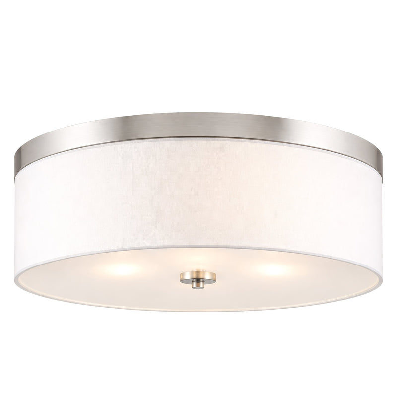 Kira Home Walker 20" Large Modern 3-Light Flush Mount Ceiling Light