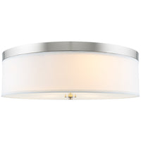 Walker 20" Large Mid-Century Modern 3-Light Flush Mount Ceiling Light