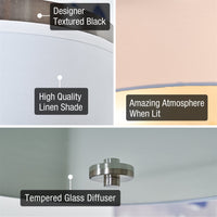 Walker 20" Large Mid-Century Modern 3-Light Flush Mount Ceiling Light