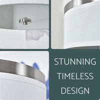 Walker 15" Mid-Century Modern 3-Light Flush Mount Ceiling Light