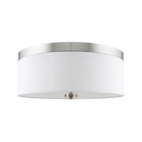 Walker 15" Mid-Century Modern 3-Light Flush Mount Ceiling Light
