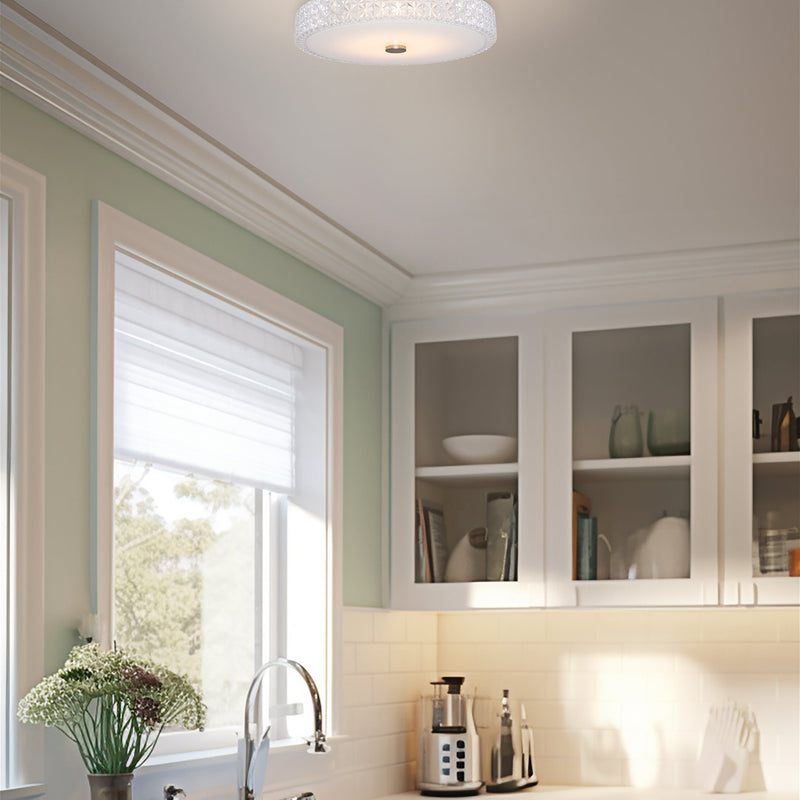 Maxine 15" Modern Integrated 20W LED (120W eq.) Flush Mount Ceiling Light