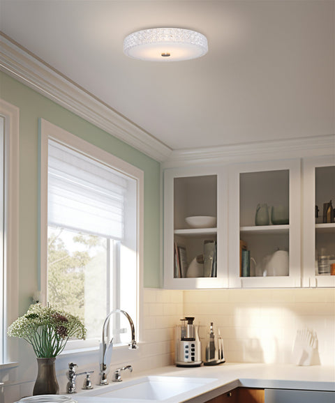 Maxine 15" Modern Integrated 20W LED (120W eq.) Flush Mount Ceiling Light