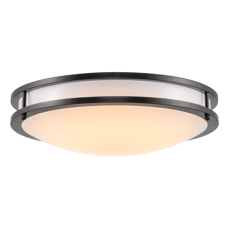 Brighton 16" Modern 2-Ring LED (24W) Flush Mount Ceiling Light