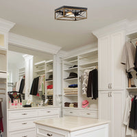 Colton 13" 2-Light Modern Farmhouse Flush Mount Ceiling Light