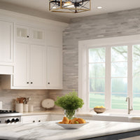 Colton 13" 2-Light Modern Farmhouse Flush Mount Ceiling Light