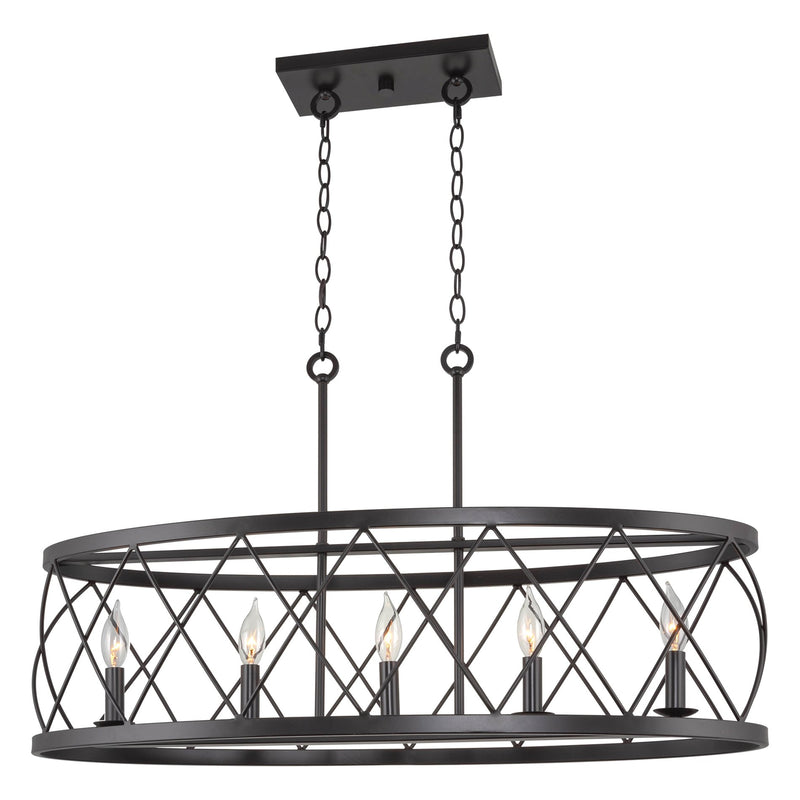 Eleanor 33" 5-Light Traditional Kitchen Island Light