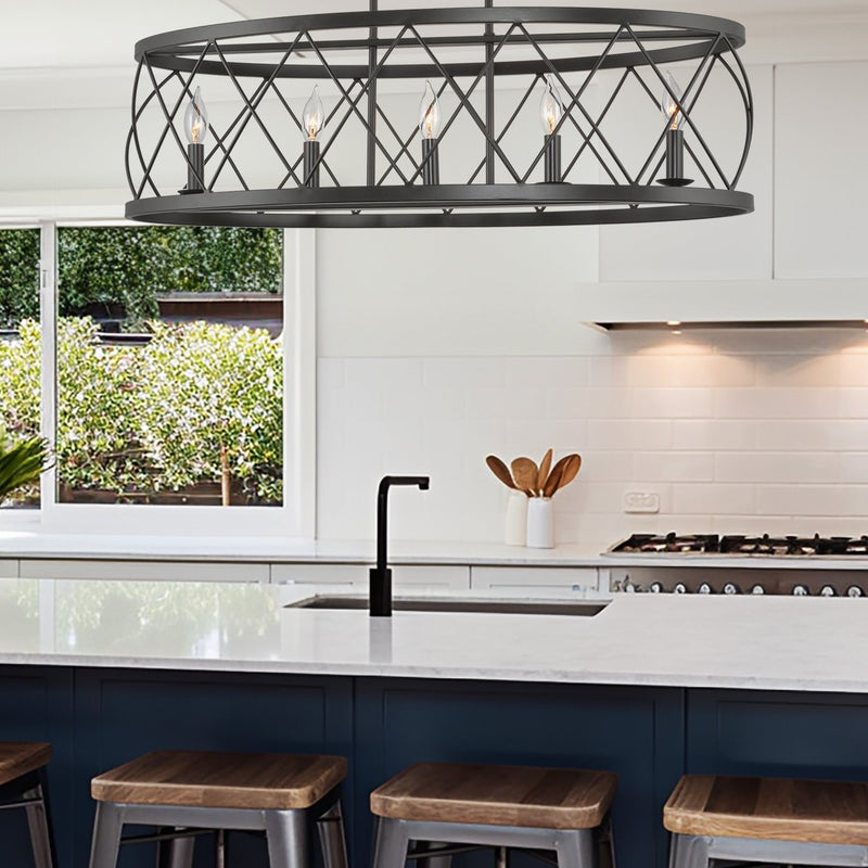 Eleanor 33" 5-Light Traditional Kitchen Island Light