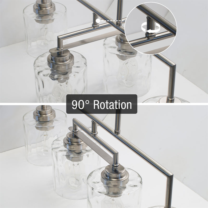 Monroe 28" Modern 4-Light Island Light