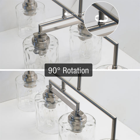 Monroe 28" Modern 4-Light Island Light