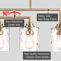 Monroe 28" Modern 4-Light Island Light