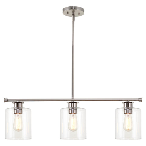 Sloane 31" 3-Light Modern Industrial Farmhouse Island Light