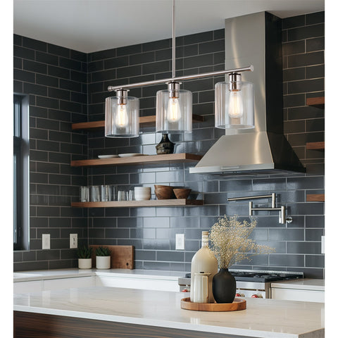 Sloane 31" 3-Light Modern Industrial Farmhouse Island Light