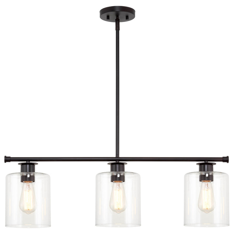 Sloane 31" 3-Light Modern Industrial Farmhouse Island Light