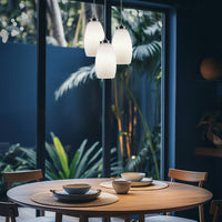 Coast 9" Modern Oval Mini Pendant Light, 2-Pack