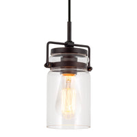 Wyer 8" Modern Industrial / Farmhouse Pendant Light
