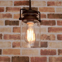 Wyer 8" Modern Industrial / Farmhouse Pendant Light
