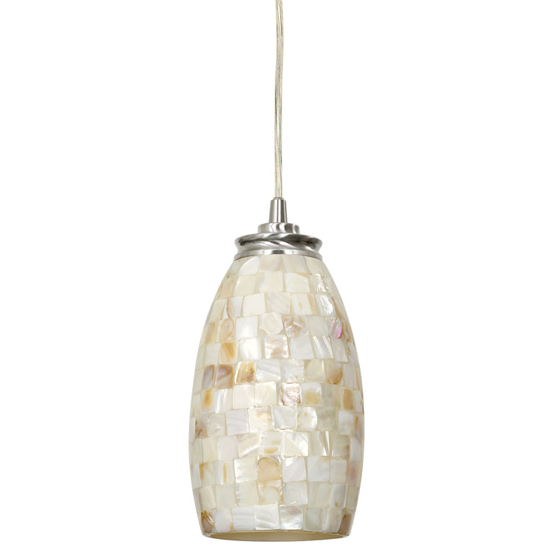 Coast 9" Modern Oval Mini Pendant Light