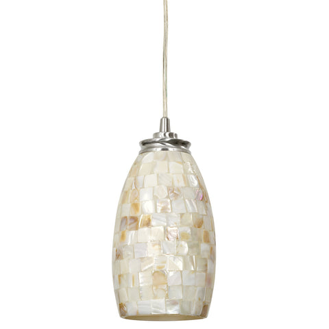 Coast 9" Modern Oval Mini Pendant Light