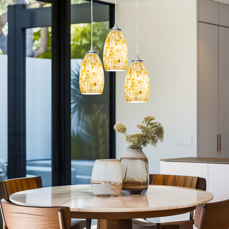 Coast 9" Modern Oval Mini Pendant Light