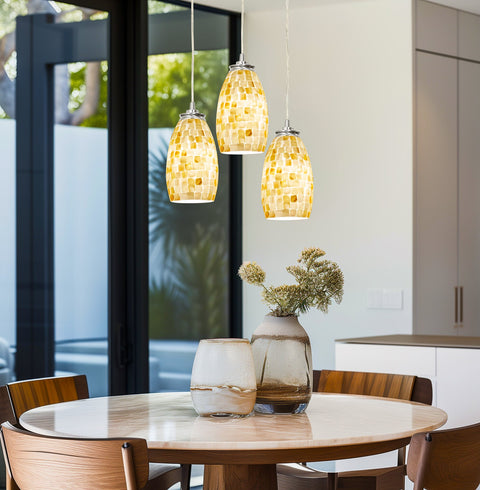 Coast 9" Modern Oval Mini Pendant Light