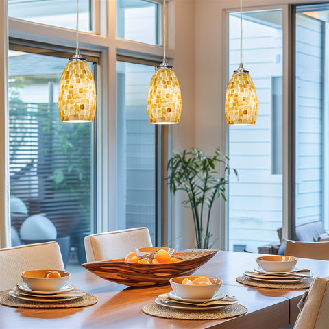 Coast 9" Modern Oval Mini Pendant Light