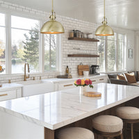 Belle 9" Contemporary Industrial Pendant Light