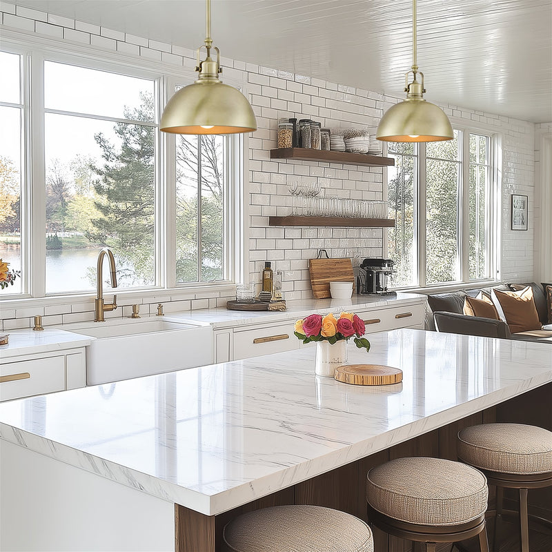 Belle 9" Contemporary Industrial Pendant Light