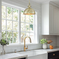 Belle 9" Contemporary Industrial Pendant Light