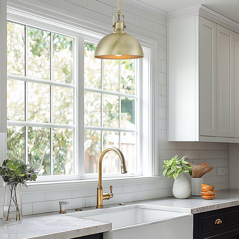 Belle 9" Contemporary Industrial Pendant Light