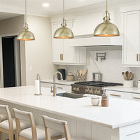 Belle 9" Contemporary Industrial Pendant Light