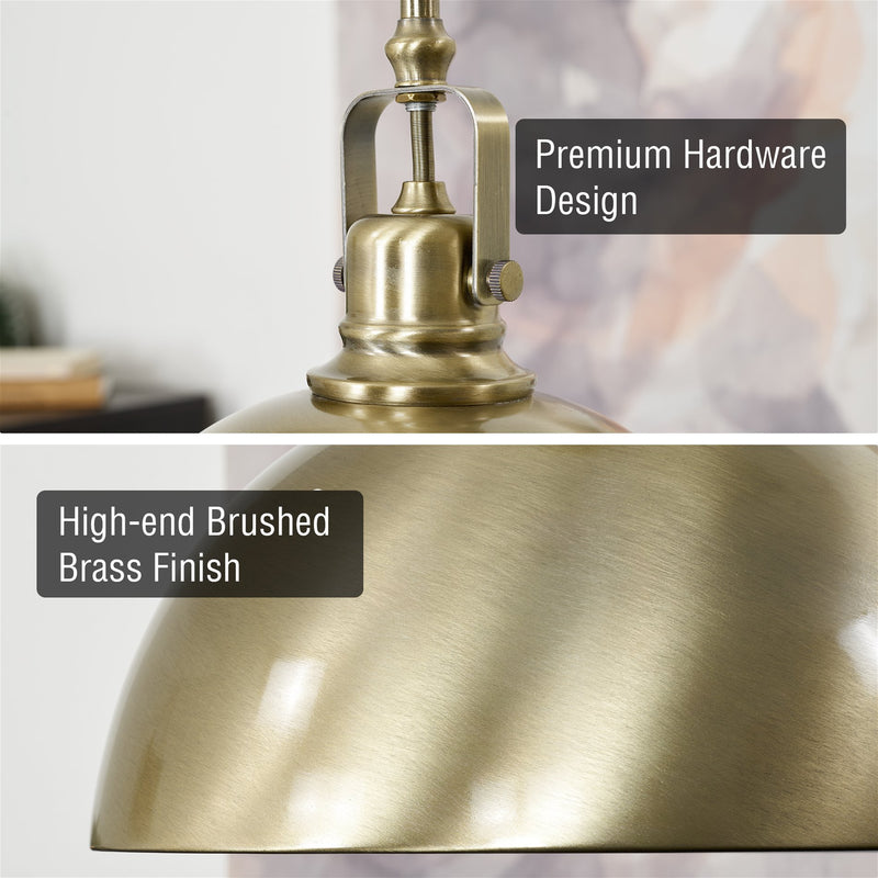 Belle 9" Contemporary Industrial Pendant Light