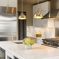 Belle 9" Contemporary Industrial Pendant Light