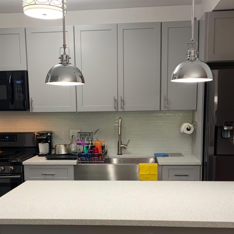 Belle 9" Modern Industrial Pendant Light