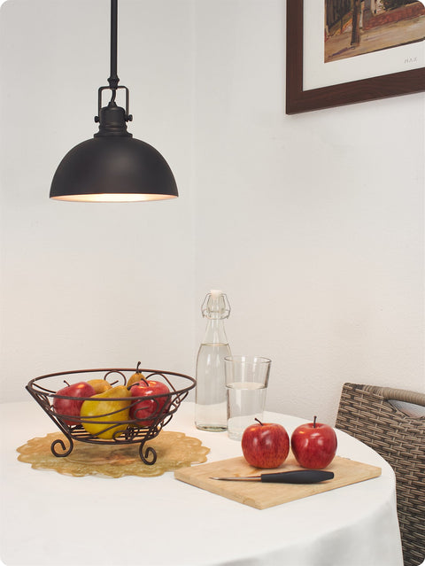 Belle 9" Contemporary Industrial Pendant Light